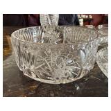 shelf inside Hutch - Mikasa Crystal Glassware Assorted Cut-Pattern Plates, Bowls & Pitcher