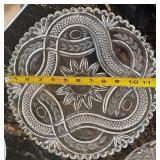 shelf inside Hutch - Mikasa Crystal Glassware Assorted Cut-Pattern Plates, Bowls & Pitcher