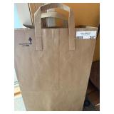 Brown bag near Hutch - Embroidered Floral Fabric Table Runners and 3 Easter Placemats- Brown, Green Olive, Navy Paisley & Red Damask