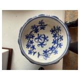 Blue & White Transferware Porcelain & Cobalt Glassware Collection