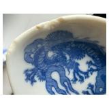 Dining Room - Blue & White Chinese Porcelain Vases & Planters Collection with Dragon Spoon