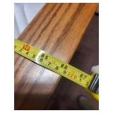 Bed Frame Oak Wood with Headboard & Footboard - Slat Design