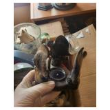 Coastal Lighthouse Decor - 2 Lighthouses & Nautical Shell Frames & Glassware