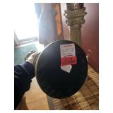 Pair of Fleur-de-Lis Taper Candlesticks on Fluted Column Bases