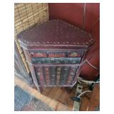 Decorative Stacked-Books Bookcase Cabinet