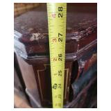 Decorative Stacked-Books Bookcase Cabinet