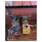Antique Hand-Crank Coffee Grinders (Lot of 4)