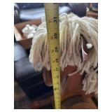 Hand-Carved Wooden Rocking Horse with Rope Mane