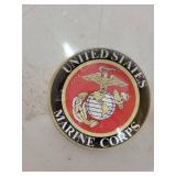 Ice Cream Cone Ceramic Mugs - Set of 3 & Harley-Davidson Kettle & USMC Emblem