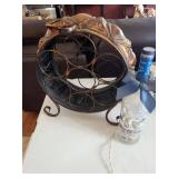 Copper Round wine rack