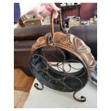 Copper Round wine rack