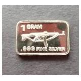 1 Gram Silver Bar  - AK-47