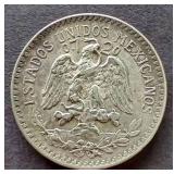 1937 Mexico Silver 50 Centavos