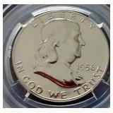 Slabbed 1956 Proof Franklin Half Dollar