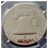 Slabbed 1956 Proof Franklin Half Dollar