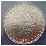 1887 Morgan Dollar - ICG MS65