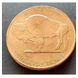 Buffalo 1 oz Copper Round