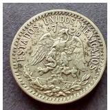 1935 Mexico Silver 20 Centavos