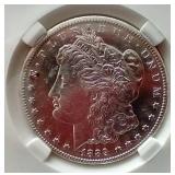1889-S Morgan Dollar - PGA MS62 - Rare Date!