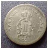 1880 Norway Billion 10 Ore