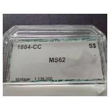 1884-CC Morgan Dollar - PCI MS62