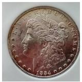 1884-CC Morgan Dollar - PCI MS62