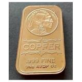 1 oz Copper Bar