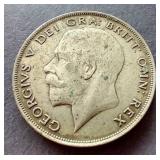 1922 United Kingdom Silver Half Crown
