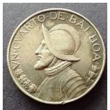1947 Panama Silver 1/4 Balboa