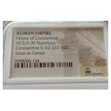 4th Century Roman Constantine 2 Coin - NGC Authenticated