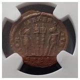 4th Century Roman Constantine 2 Coin - NGC Authenticated