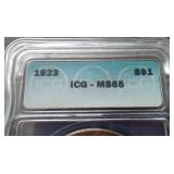 1923 Peace Dollar - ICG MS65