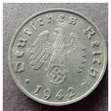 1942 Germany Third Reich 10 Pfennig