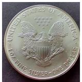 Colorized 2000 1 oz American Silver Eagle