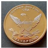 Spinosaurus 1 oz Copper Round