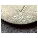 1858 Silver 3 Cent Coin
