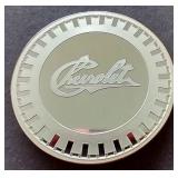 Chevrolet 1 oz Silver Round