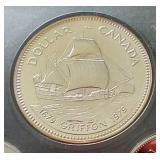 1979 Canada Proof Set With Griffon Silver Dollar