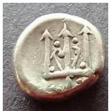 4th Century BC (!)  Greek Silver Hemidrachm - WOW