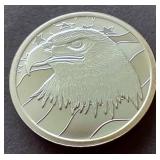 Eagle/Pledge of Allegiance 1 oz Silver Round