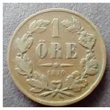 1870 Sweden 1 Ore