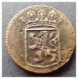 1744 Netherlands East Indies Duit (New York Penny) - WOW!