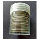 Full Tube of (20) 40% Silver Kennedy Half Dollars
