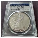 2017(W) American Silver Eagle - PCGS MS70