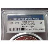 2017(W) American Silver Eagle - PCGS MS70