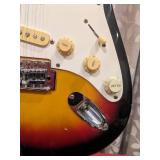 1988 Harmony H80 Sunburst Fender Strat Style Guitar