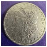 US Silver Dollar Collection with 3 Silver Dollars