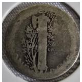 1916 D? Mercury Silver Dime - Very Rare. You decide if it's valuable!