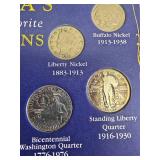 9 Coin Set Americas All- Time Favorite Rare Coins!