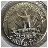 1964-P Kennedy Half Dollar, 1964-P Quarter, and 1964-P Dime, all in high grade from MS 64 to MS 67.